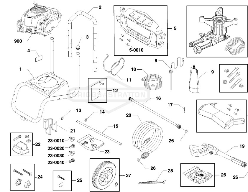 Craftsman Power Washer CMXGWAS021021 replacement parts kits manuals